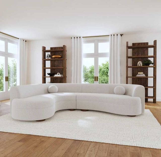 Classic Home Concord Ivory Sectional-1