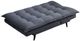 Milton Greens Stars Dark Gray Pillow Top Multi-Functional Click Clack Futon-3