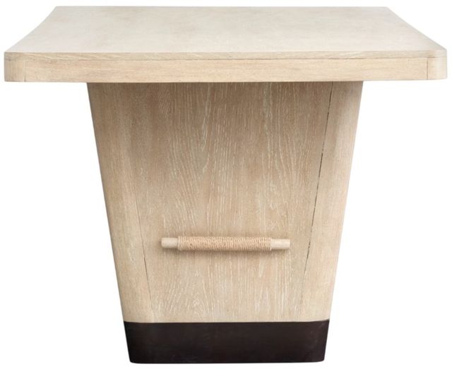 Magnussen Home® Sunset Cove Sanibel Brown Trestle Dining Table-3
