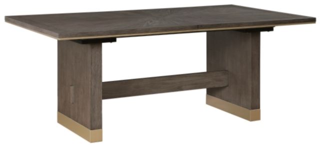 Homelegance® Griffin Brown Dining Table-2