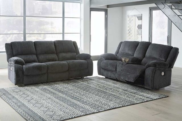 Signature Design by Ashley® Draycoll Slate Power Reclining Sofa-4