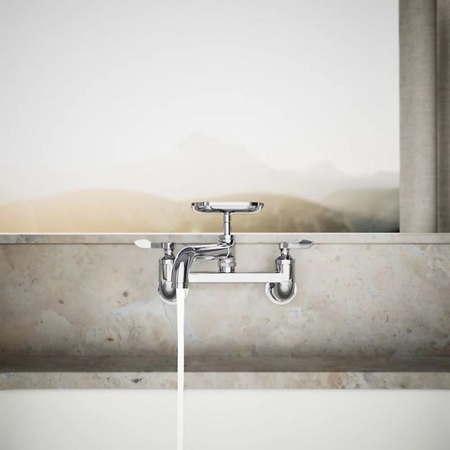 KOHLER® Clearwater® Polished Chrome Kitchen Sink Faucet-2