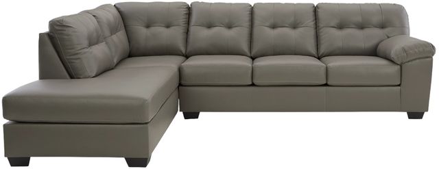 Signature Design by Ashley® Donlen 2-Piece Gray Left-Arm Facing Sofa Sectional and Chaise-0