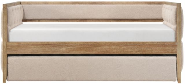 Homelegance® Roseburg Beige Youth Twin Daybed with Trundle-2