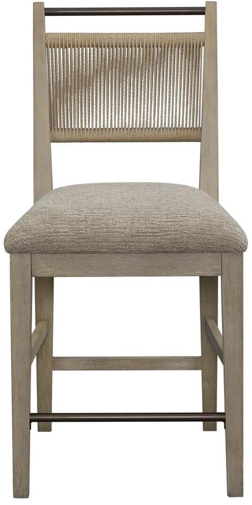 Bernards Tapestry Texas Camel Upholstered Counter Stool-2