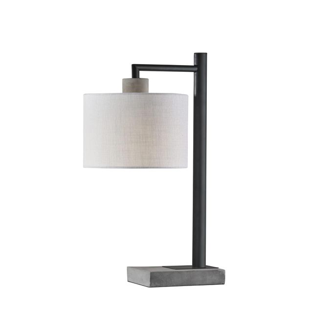 Adesso® Devin White Table Lamp-0