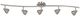 Cal® Lighting & Accessories Orbit Brushed Steel/Silver Serpentine Light-0