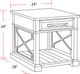 Parker House® Sundance 3-Piece Smokey Gray Cocktail Table Set-5