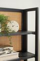 Signature Design by Ashley® Abyard Black/Natural Bookcase-3