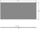 Amisco Customizable Nicholson 36" White Glass Counter Height Table-2
