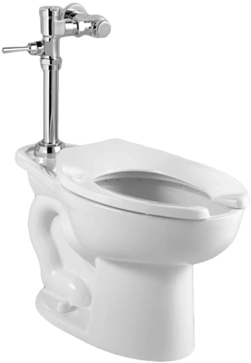 American Standard Madera White 15" Toilet System with Manual Piston Flush Valve, 1.28 gpf/4.8 Lpf-0