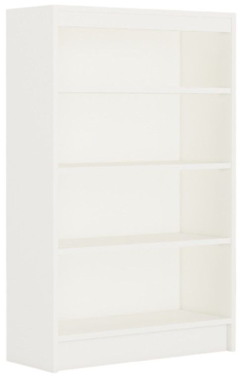 Perdue Woodworks Big Chester Rockport White 4-Shelves Bookcase-0