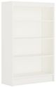 Perdue Woodworks Big Chester Rockport White 4-Shelves Bookcase-0