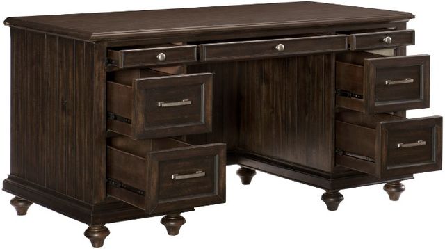 Mazin Furniture Cardano Driftwood Charcoal Executive Desk-3