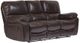 Porter International Designs Ramsey Brown Leather-Look Manual Reclining Sofa-0