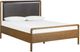 Four Hands Rosedale Amber Oak Veneer/Chaps Ebony Queen Panel Bed-0