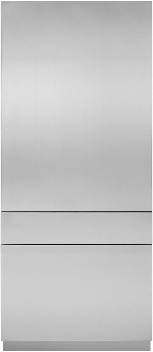 Monogram® 30" Stainless Steel Right Hinge Column Refrigerator Door Panel Kit-0
