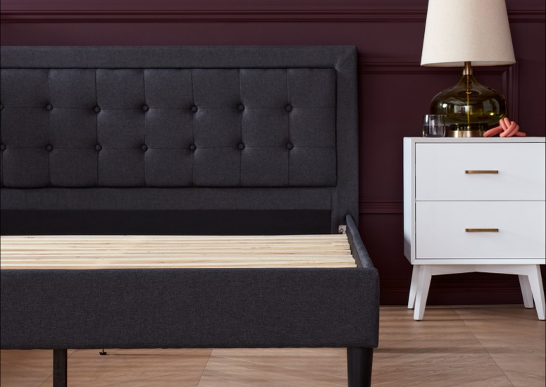 DreamCloud Upholstered Platform Bed Frame - Thumbnail 4