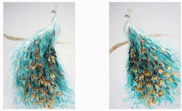 Classy Art 2-Piece Style 18 Hand Painted Textured Canvas in Frame Wall Art Set-0