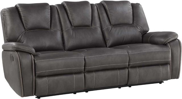 Steve Silver Co. Katrine Charcoal Manual Reclining Sofa-0
