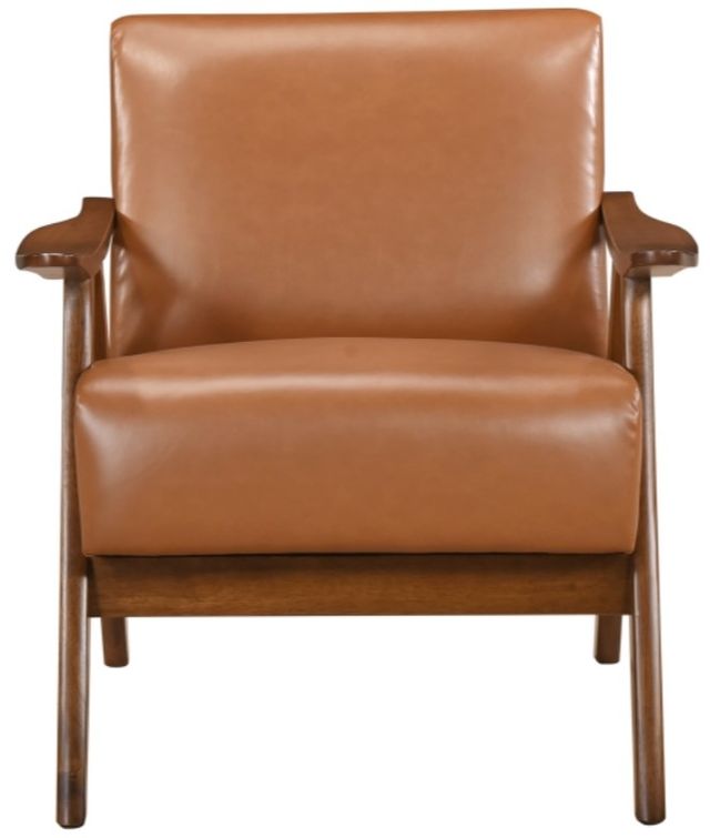 Homelegance® Damala Matt Brown/Walnut Accent Chair-2