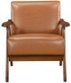Homelegance® Damala Matt Brown/Walnut Accent Chair-2