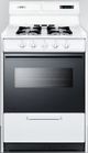 Summit® 24" White Freestanding Gas Range-0