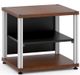 Salamander Designs® Synergy Single 20 AV Cabinet-Dark Cherry/Aluminum-0