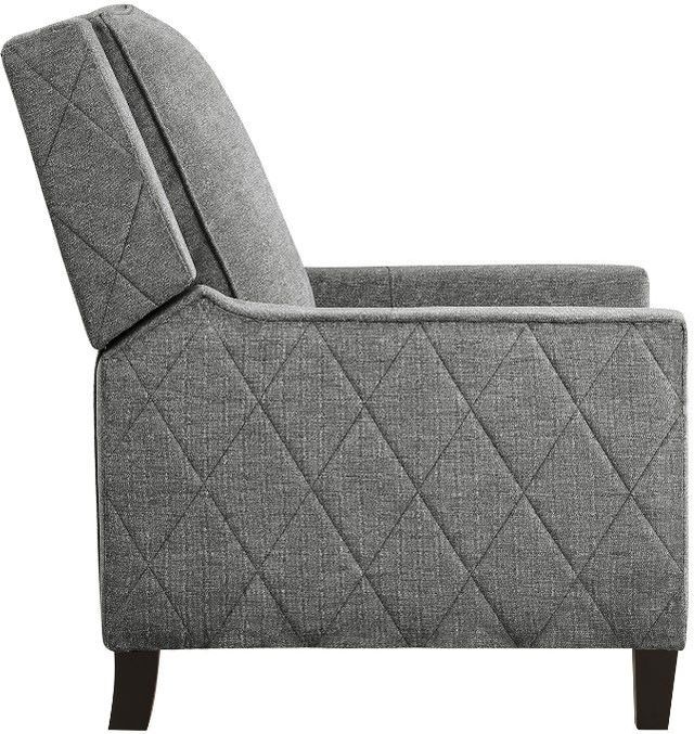Mazin Furniture Banks II Gray Push-Back Reclining Chair-3