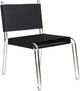 Moe's Home Collection Petra Black Leather Accent Chair-0