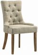 ACME Furniture Yotam 2-Piece Beige/Salvaged Oak Side Chair Set-0