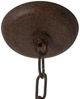 YHD Campion Distressed Khaki/Rustic Iron 5-Light Chandelier-5