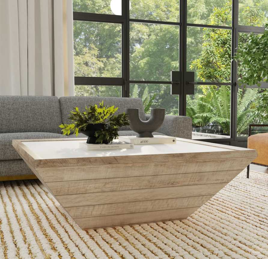 Dalton 48" Square Coffee Table - Thumbnail 2