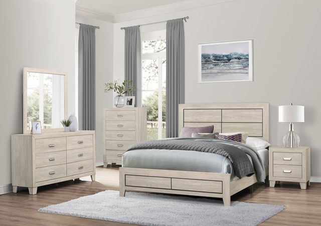 Homelegance® Quinby Light Brown Queen Bed In A Box-3