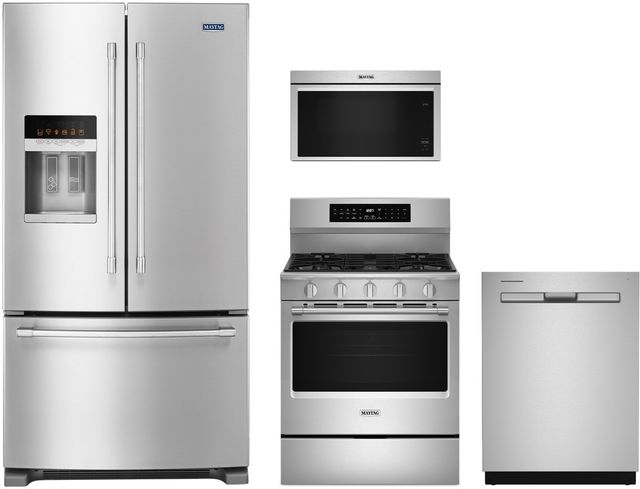 Maytag® 4 Piece Fingerprint Resistant Stainless Steel Kitchen Package-0