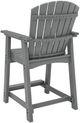Signature Design by Ashley® Sanctuary Beach Dark Gray Plastic Outdoor Bar Stool-2