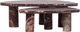 Four Hands Zion 2-Piece Merlot Marble Coffee Table Set-2
