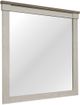 Mazin Furniture Arcadia White & Weathreed Gray Dresser Mirror-1