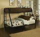 ACME Furniture Tritan Black Twin Over Full Youth Bunk Bed-1