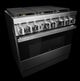 JennAir® NOIR™ 36" Stainless Steel Pro Style Dual Fuel Range-4