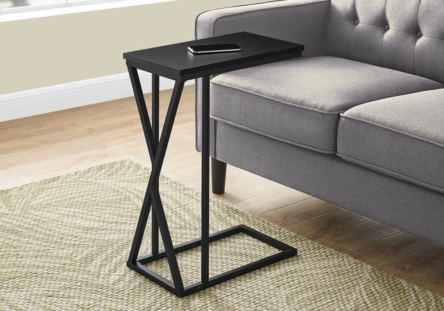 Monarch Specialties Inc. Black 25"H Metal Accent Table-1