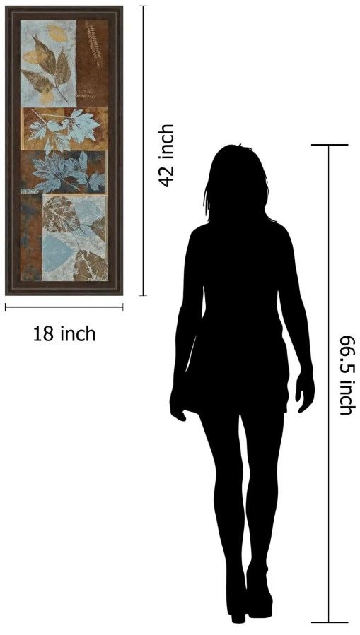 Classy Art Blue Fusion Panel Il By Jeni Lee Wall Art-3