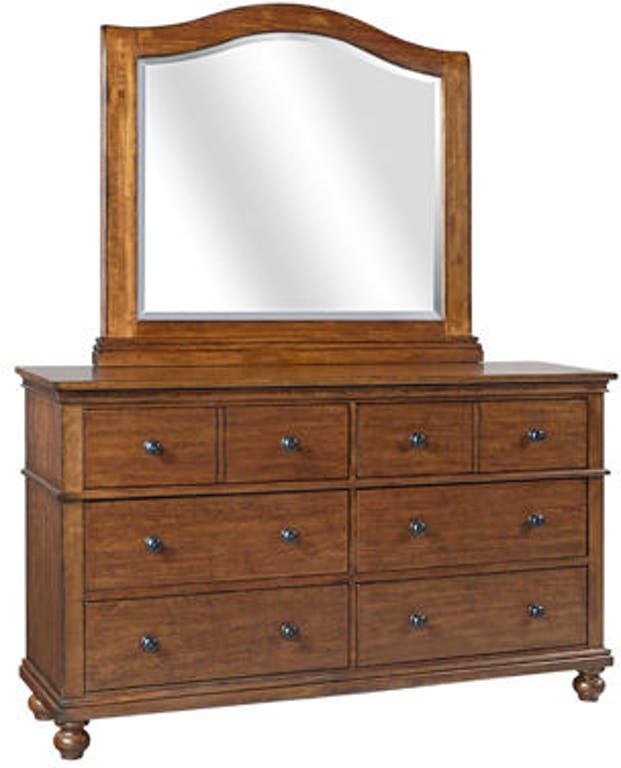aspenhome® Oxford Whiskey Brown Mirror-2