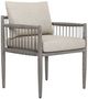 Uttermost® Borneo Dark Gray/Dove Wooden Outdoor Dining Chair-0