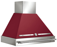 Bertazzoni Heritage Series 36" Wall Mount Hood Ventilation-Burgundy