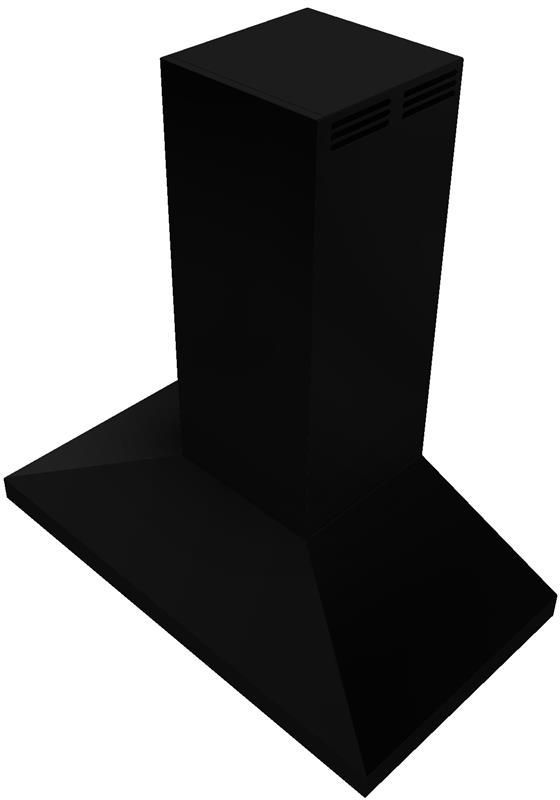 Vent-A-Hood® 36" Black Air Recover System (ARS) Euro-Style Duct-Free Wall Mounted Range Hood-1