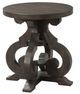 Elements International Stone 3-Piece Smokey Dark Ash Occasional Table Set-3