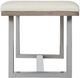 Riverside Furniture Intrigue Beige/Hazelwood Upholstered Dining Bench-3