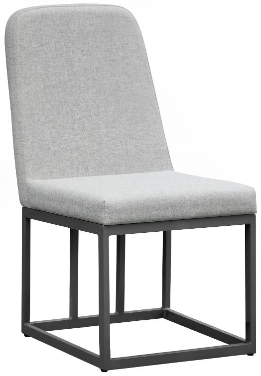 Intercon Navarro 7-Piece Mocha Aluminum/Fabric Outdoor Dining Table Set with Chairs-2