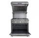 FORNO® Alta Qualita 36" Stainless Steel Wall Mounted Range Hood-3